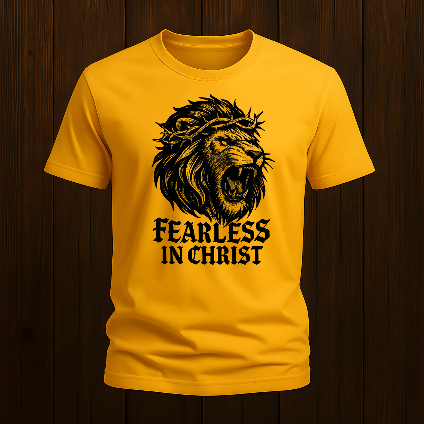 Fearless in Christ Lion T-Shirt