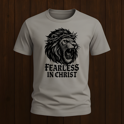 Fearless in Christ Lion T-Shirt