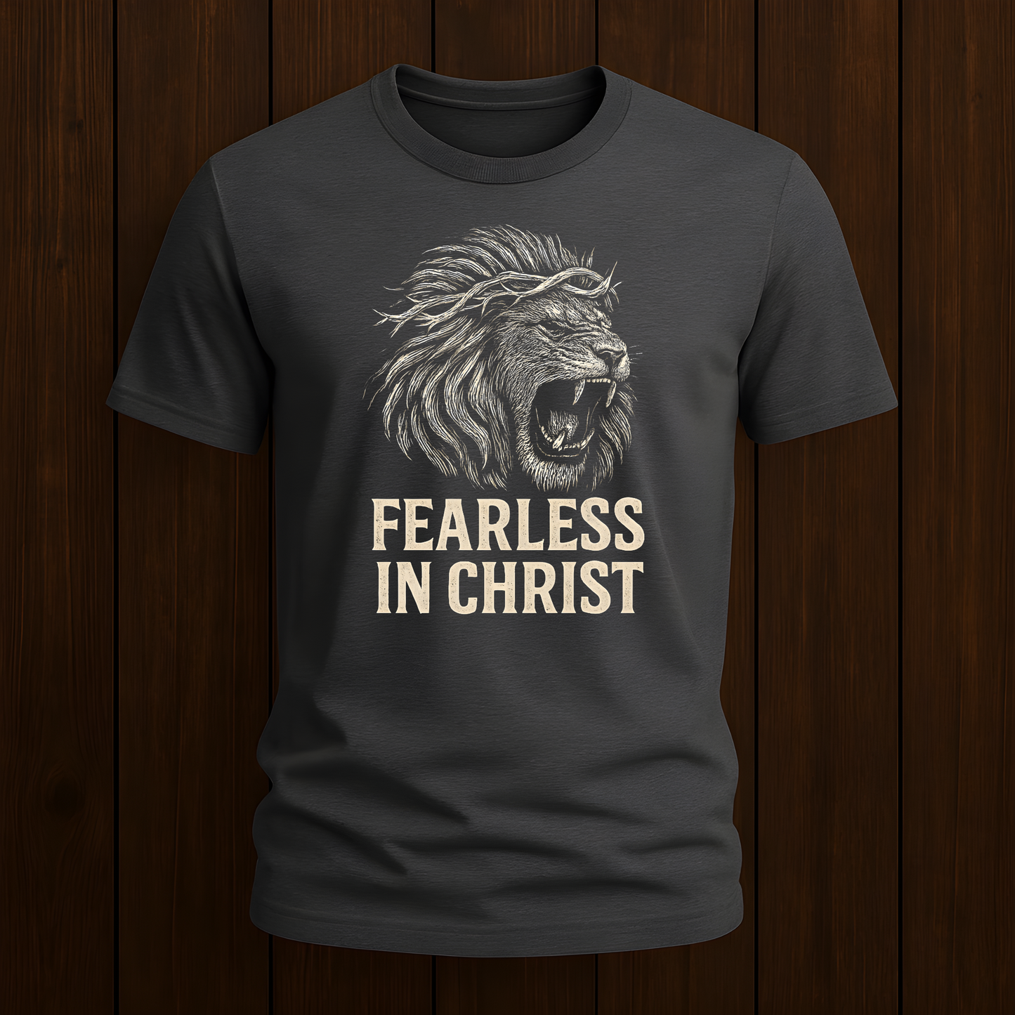 Fearless in Christ Lion T-Shirt