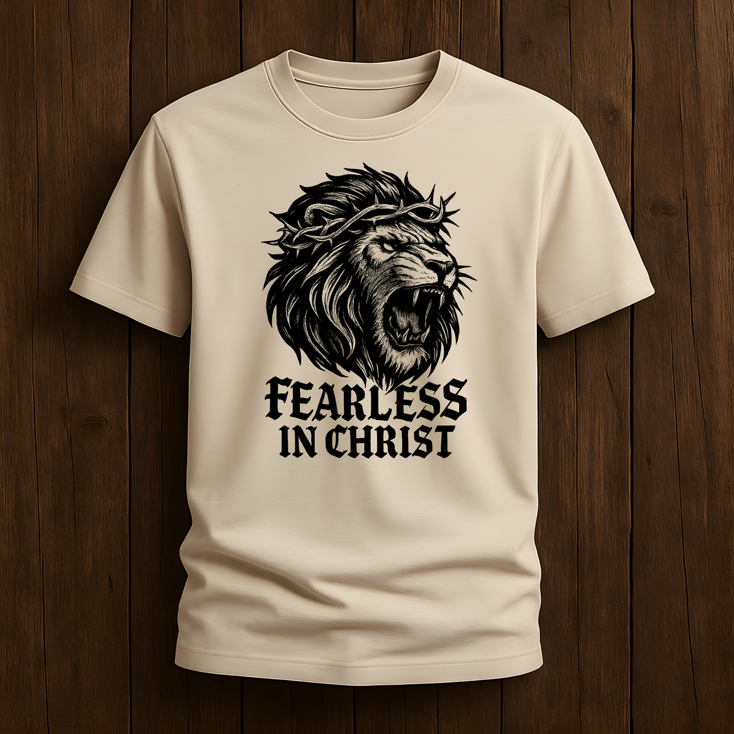 Fearless in Christ Lion T-Shirt