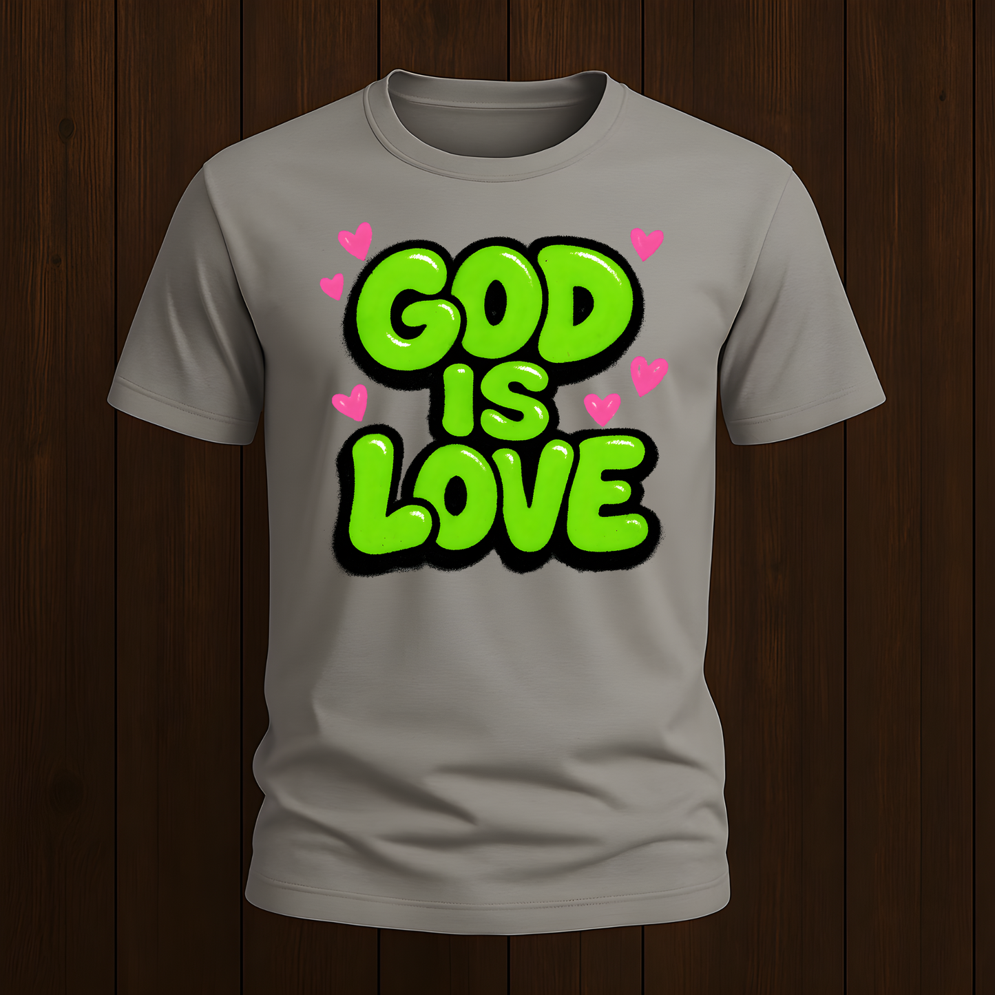 God is Love Green