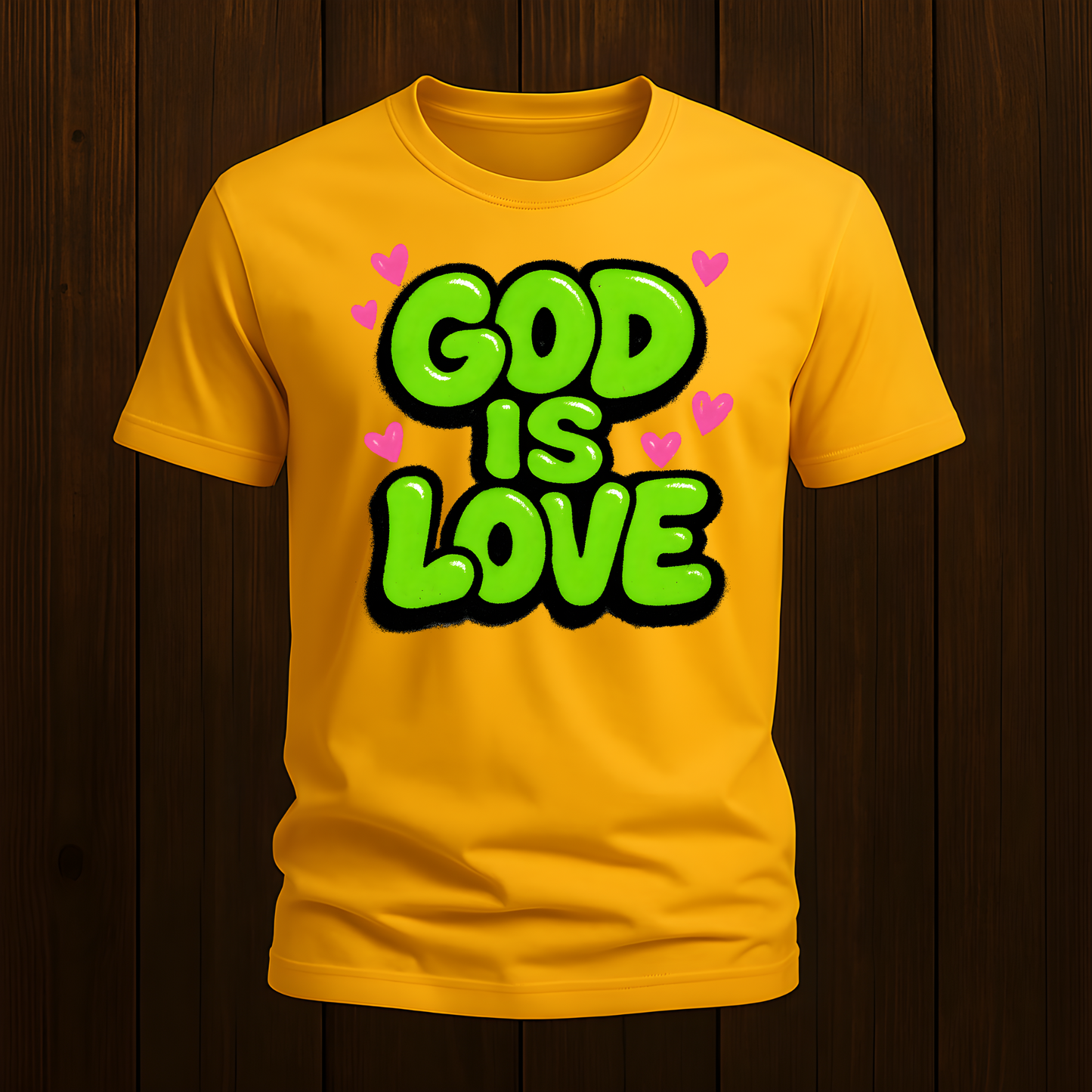 God is Love Green