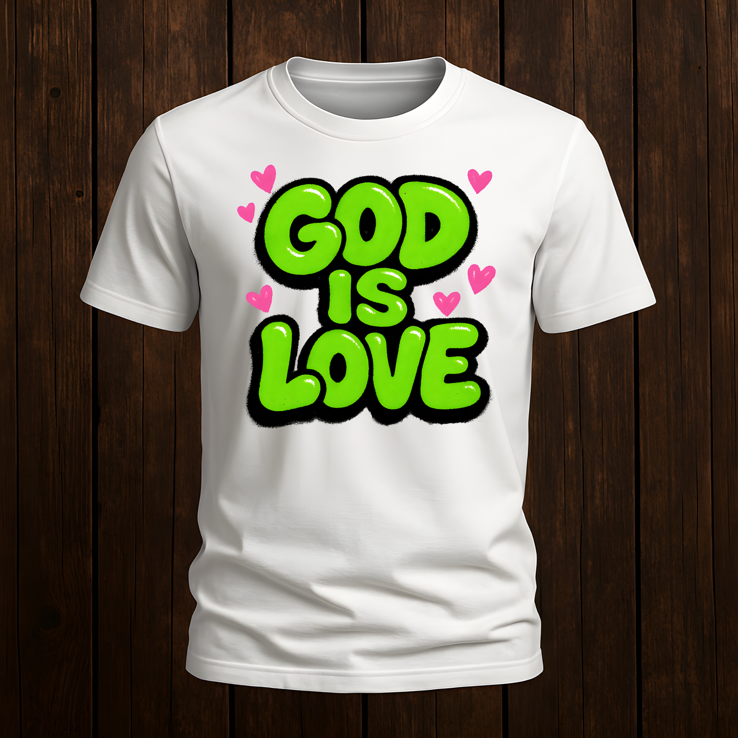 God is Love Green