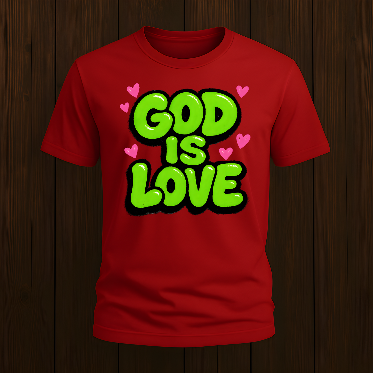 God is Love Green