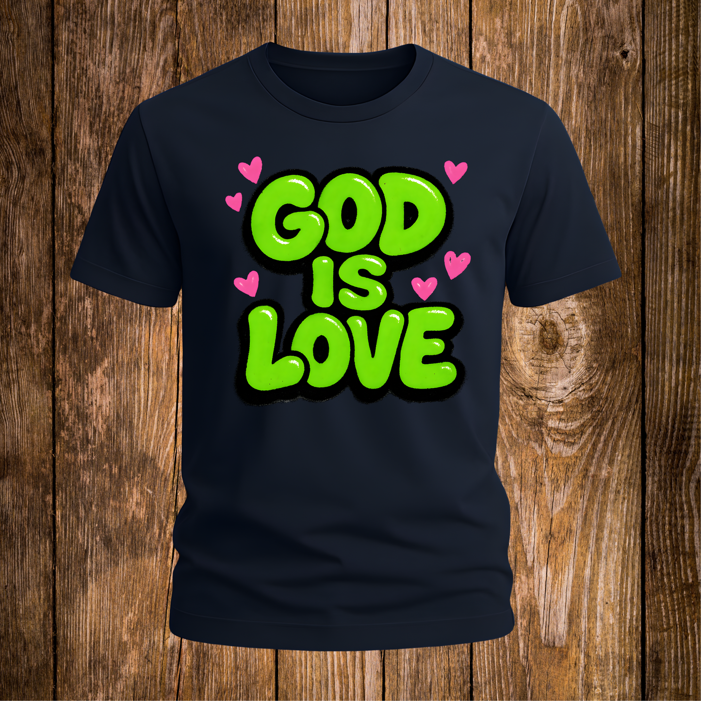 God is Love Green