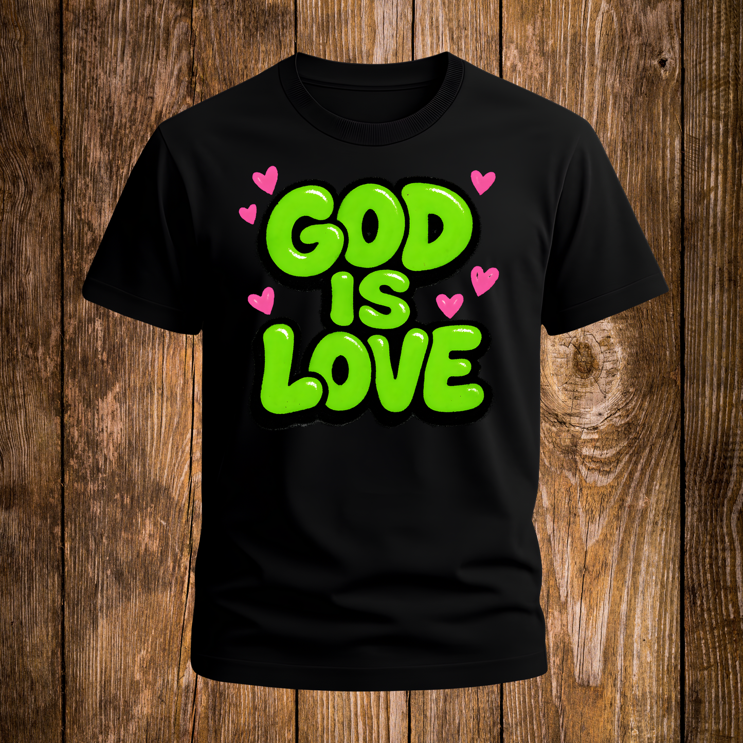 God is Love Green
