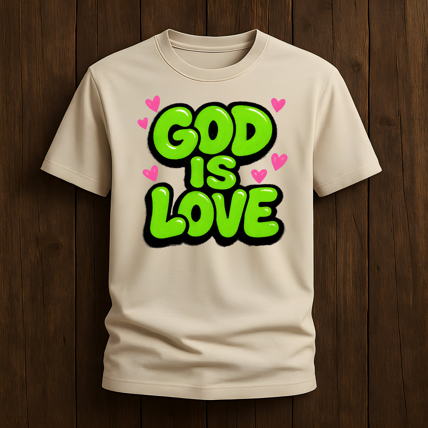 God is Love Green