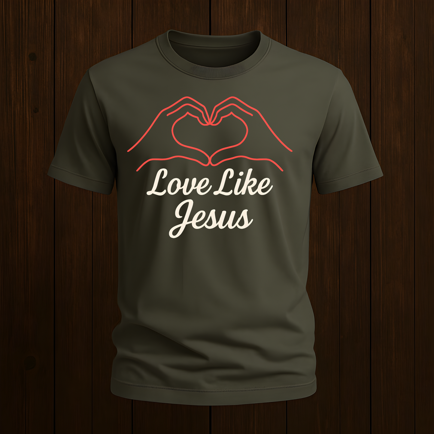 Love Like Jesus - Heart Hands