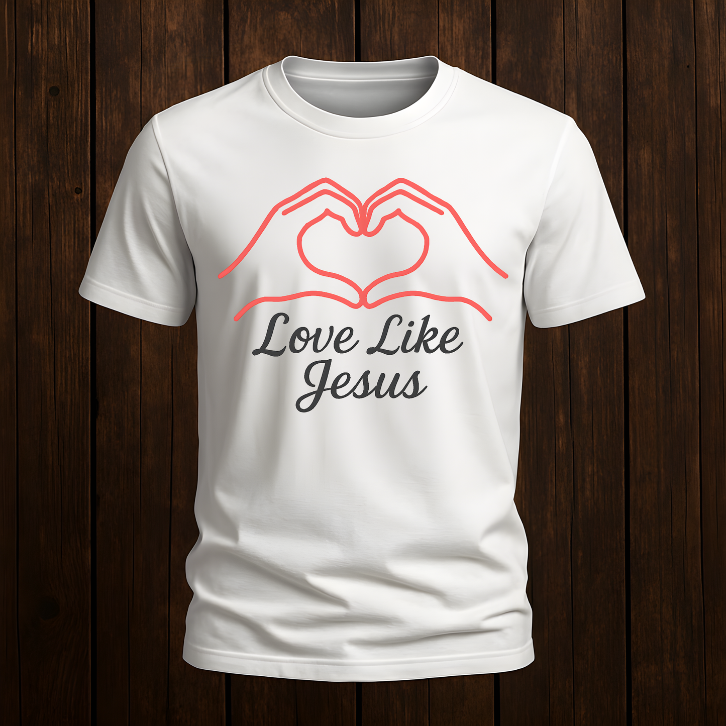 Love Like Jesus - Heart Hands
