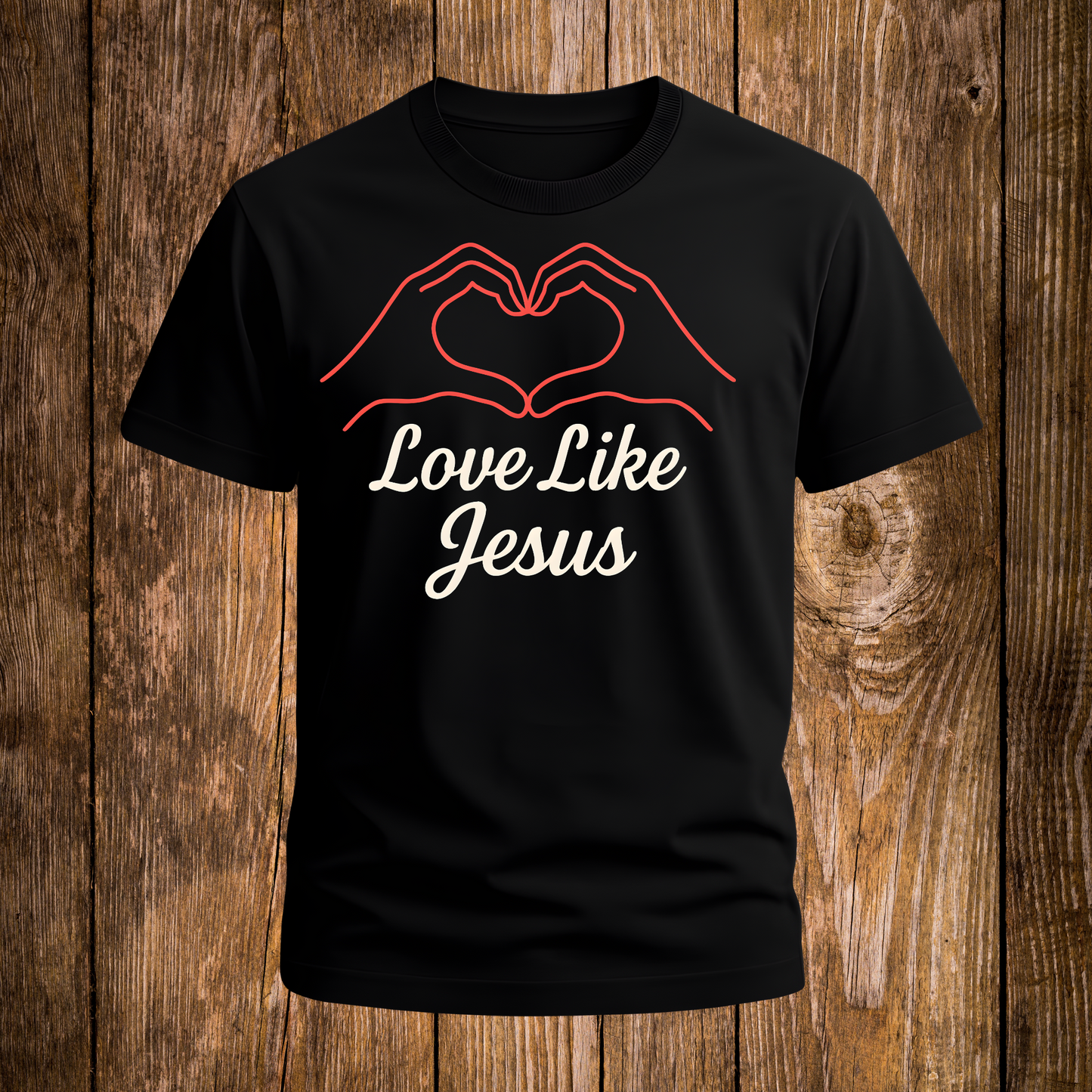 Love Like Jesus - Heart Hands