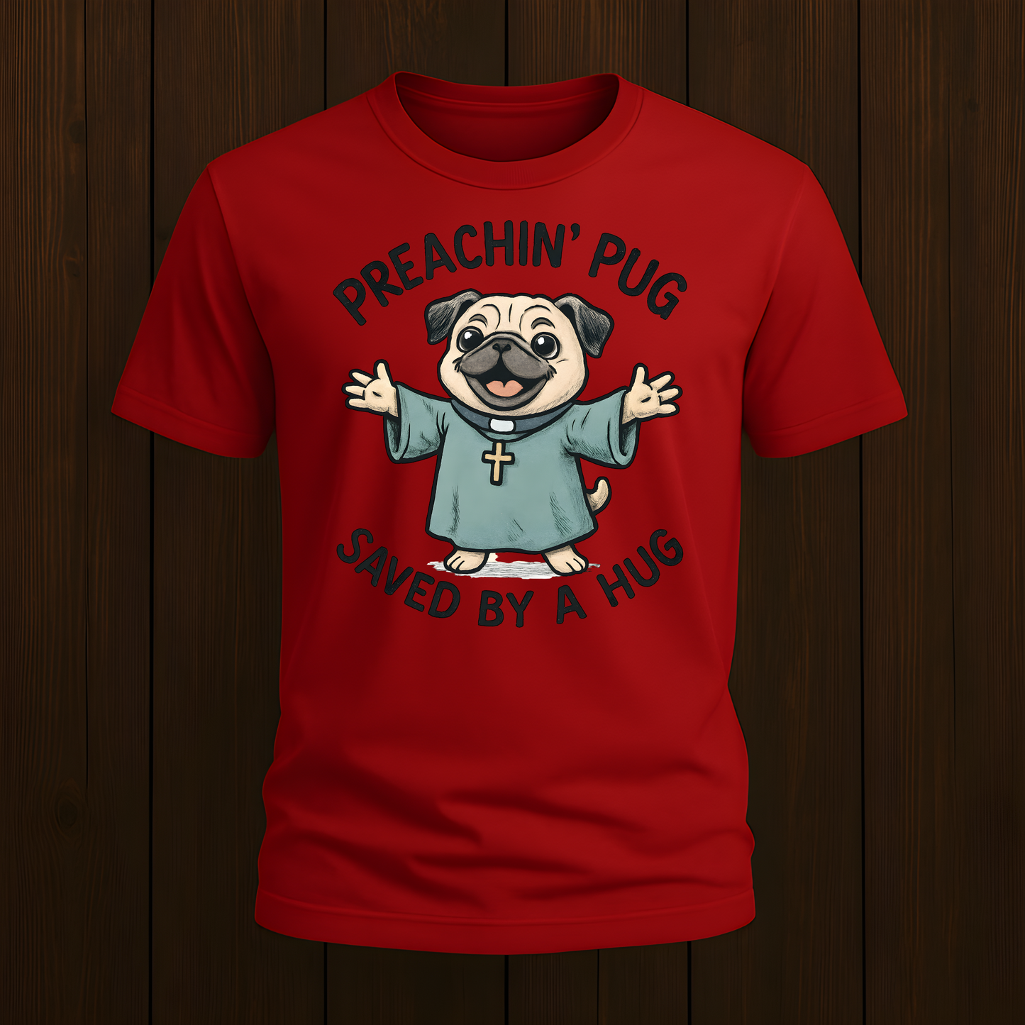 Preachin' Pug T-Shirt