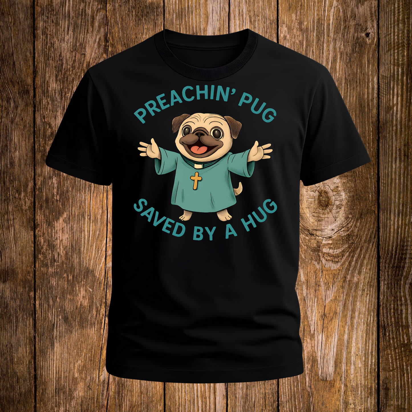 Preachin' Pug T-Shirt