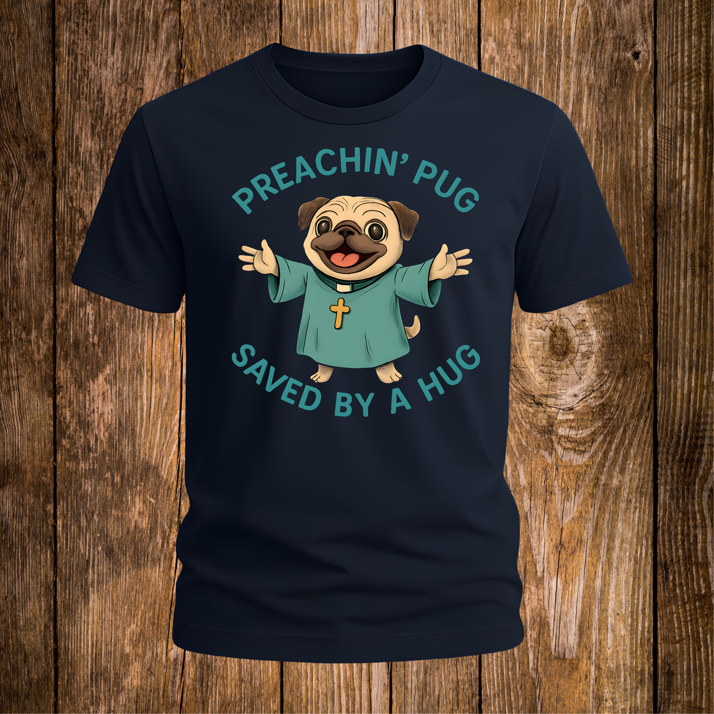 Preachin' Pug T-Shirt