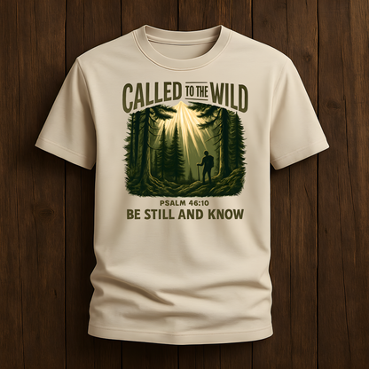 Called to the Wild | Psalm 46:10 Christian Camping Tee