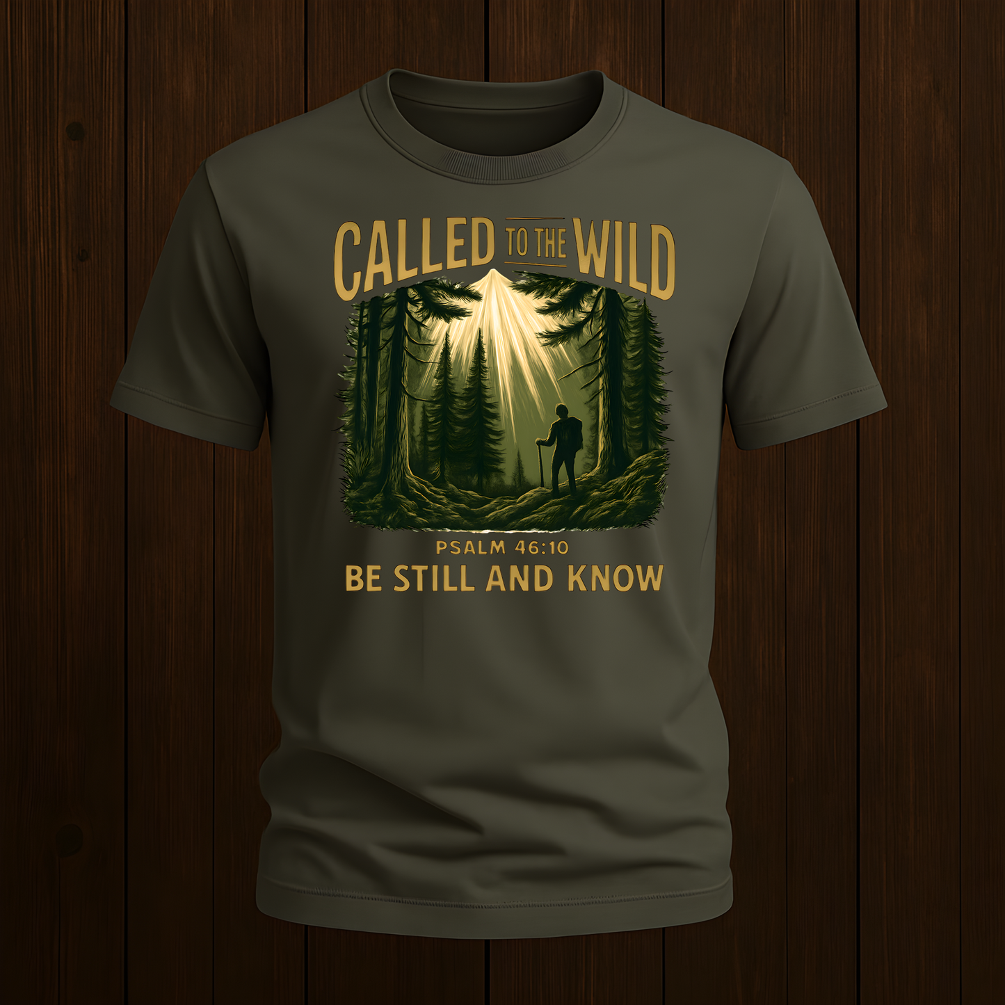 Called to the Wild | Psalm 46:10 Christian Camping Tee