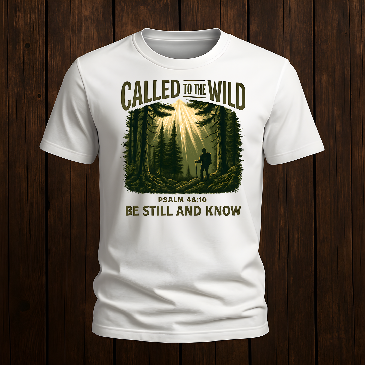 Called to the Wild | Psalm 46:10 Christian Camping Tee