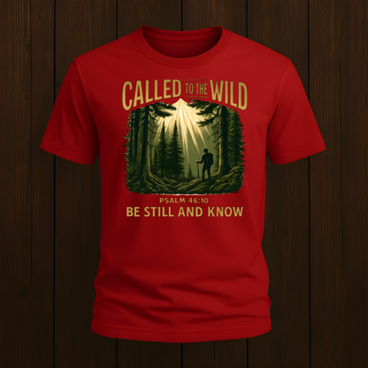 Called to the Wild | Psalm 46:10 Christian Camping Tee
