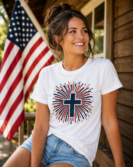 July 4th Cross Shirt
