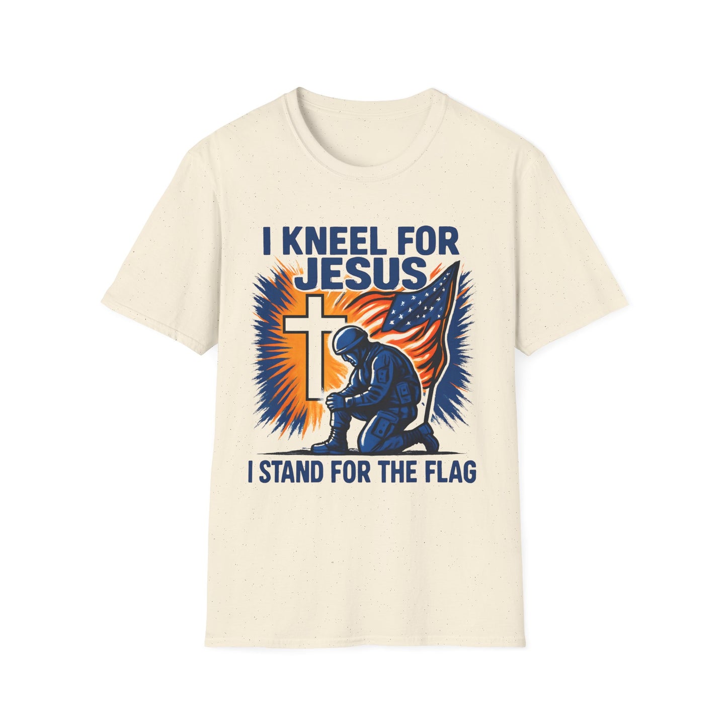 I Kneel for Jesus, I Stand for the Flag