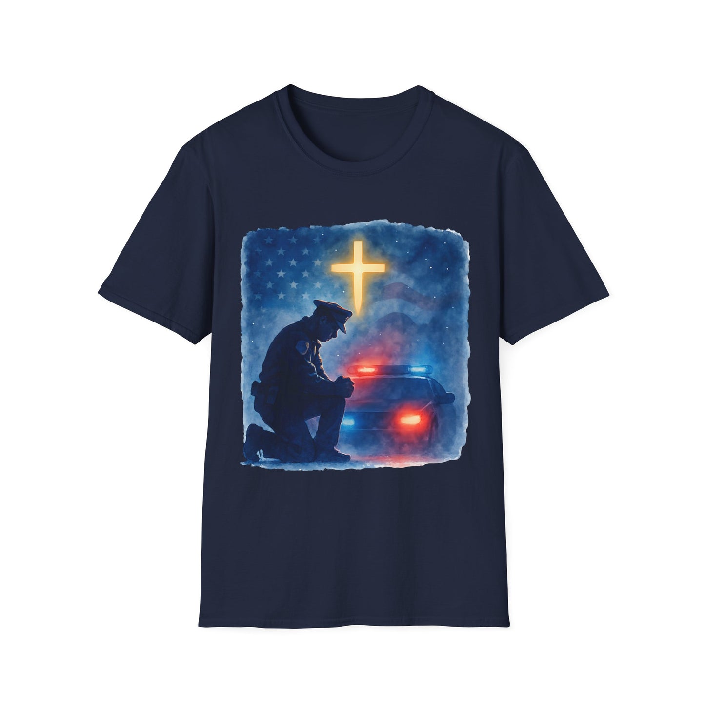 Police Kneeling at the Cross Tee