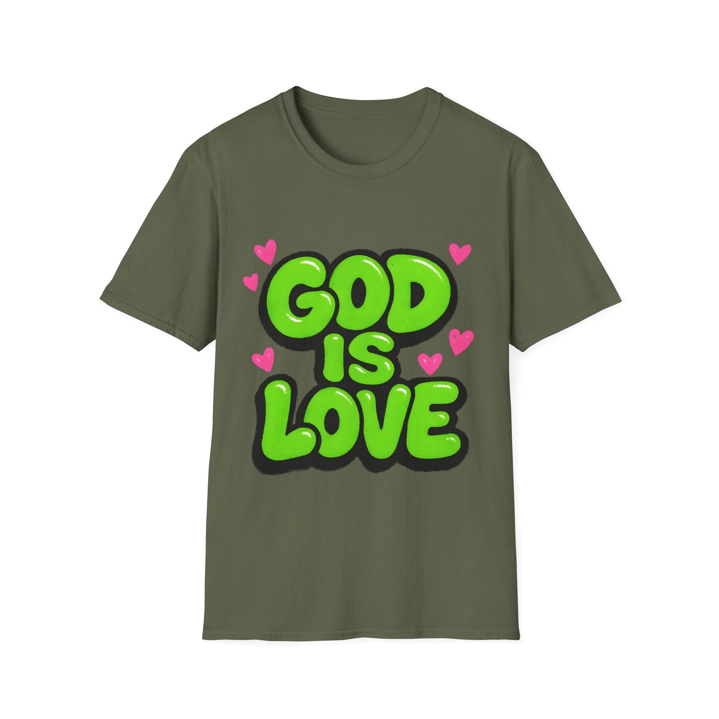 God is Love Green