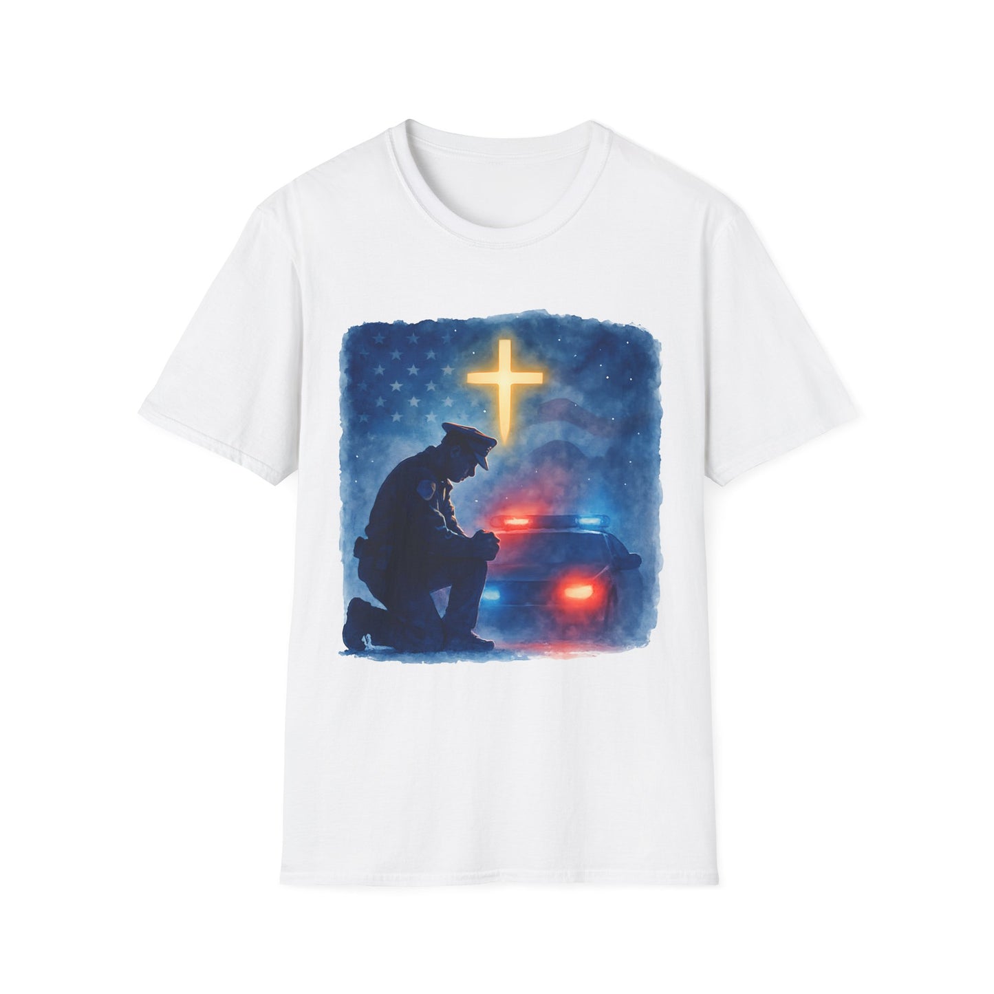 Police Kneeling at the Cross Tee