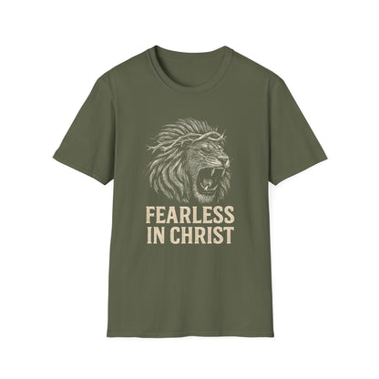 Fearless in Christ Lion T-Shirt