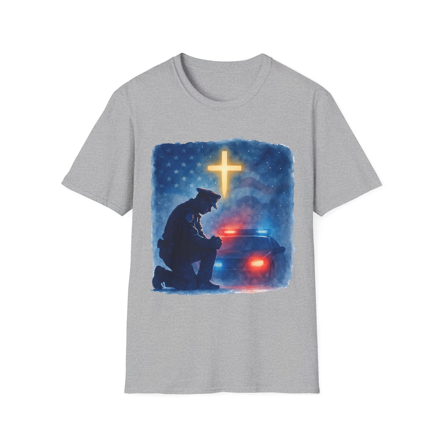 Police Kneeling at the Cross Tee