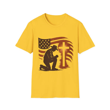 Cowboy Kneel at the Cross Tee