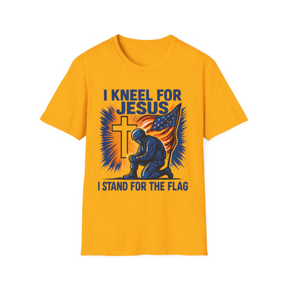 I Kneel for Jesus, I Stand for the Flag