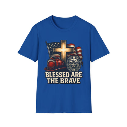 Blessed Are The Brave Firefighter and Police