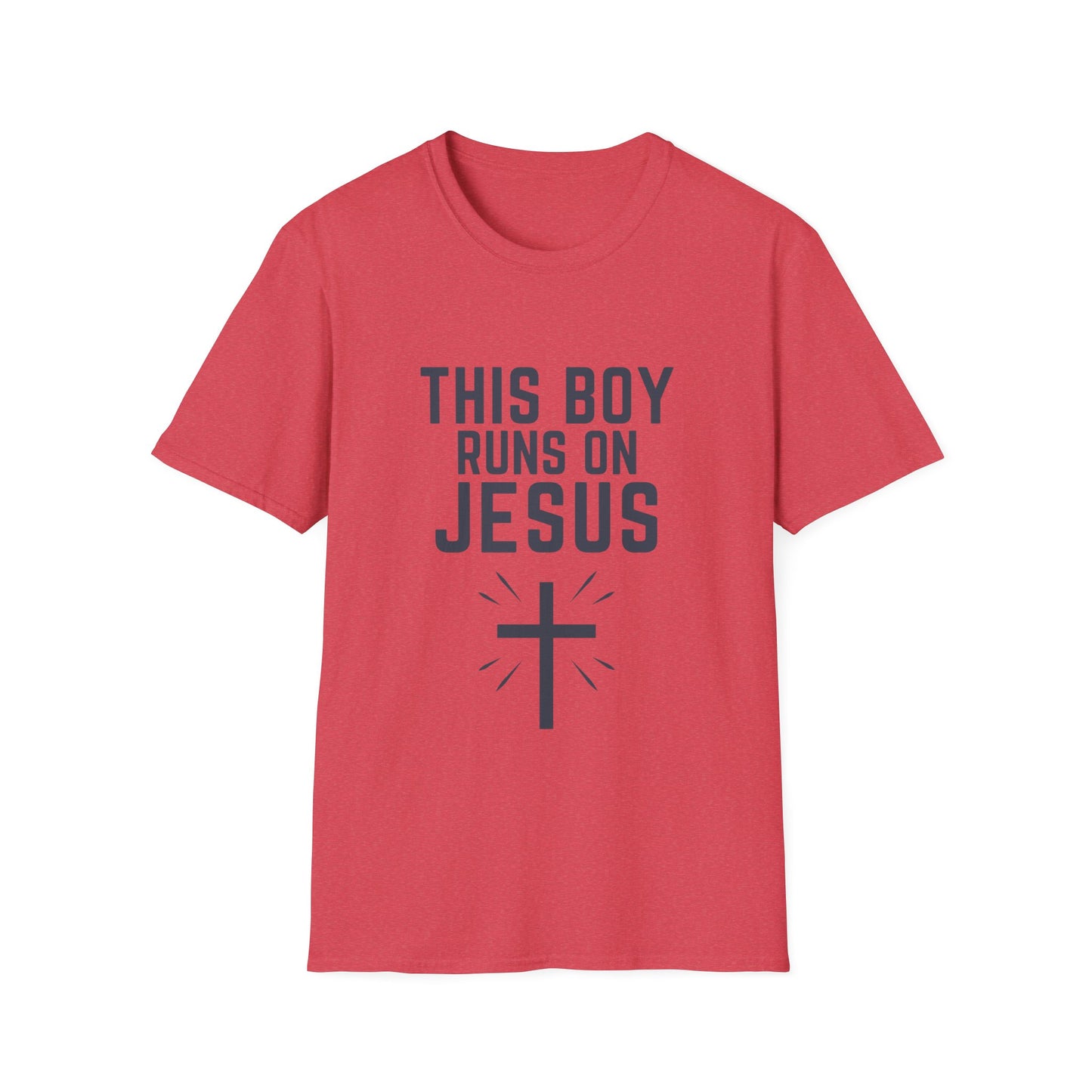 'This Boy Runs on Jesus' Tee