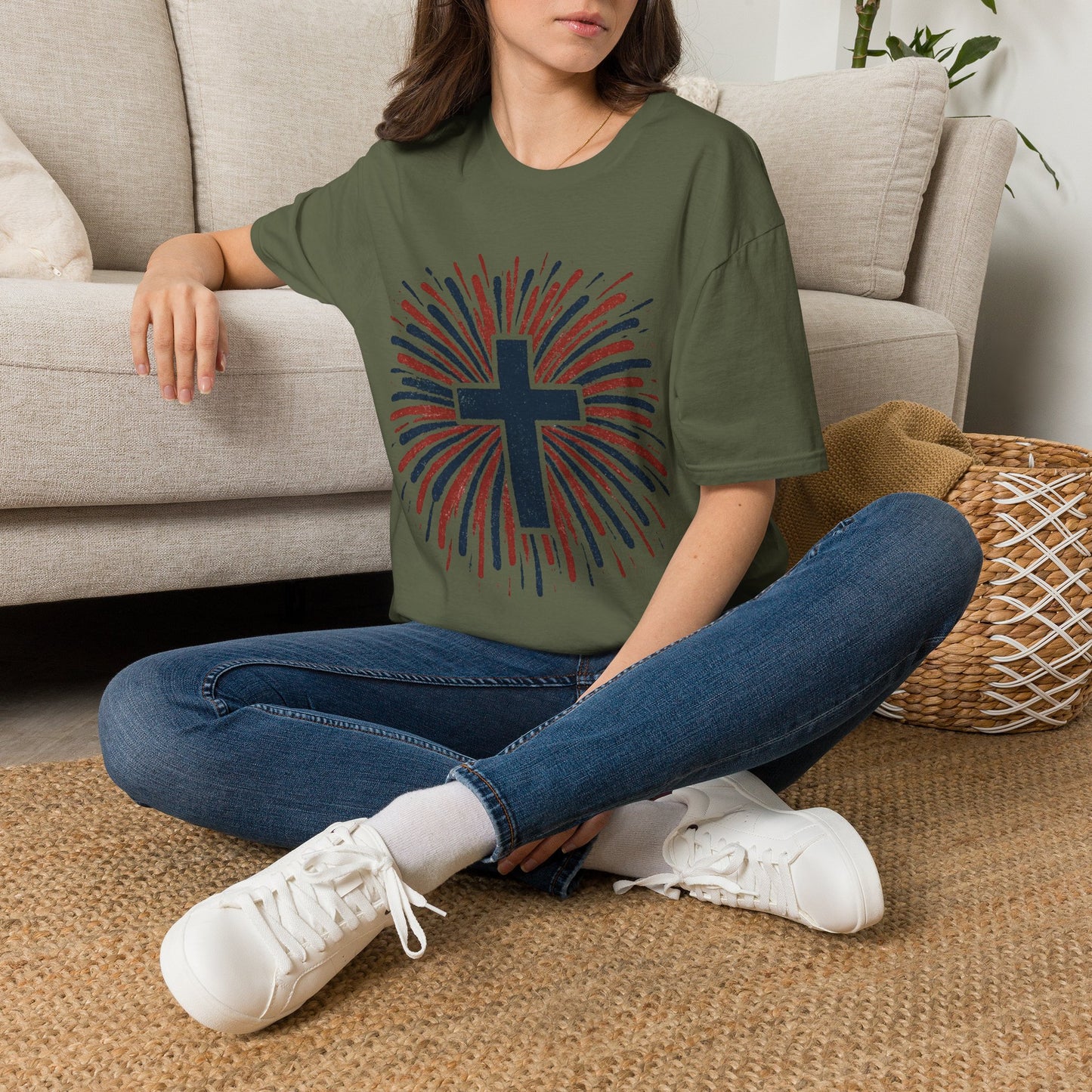 July 4th Cross Shirt